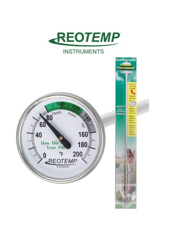 REOTEMP BACKYARD COMPOST THERMOMETER WITH 20″ STEM