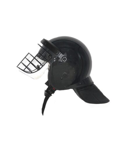 WATER PROOF ANTI RIOT POLICE HELMET WITH NECK GUARD
